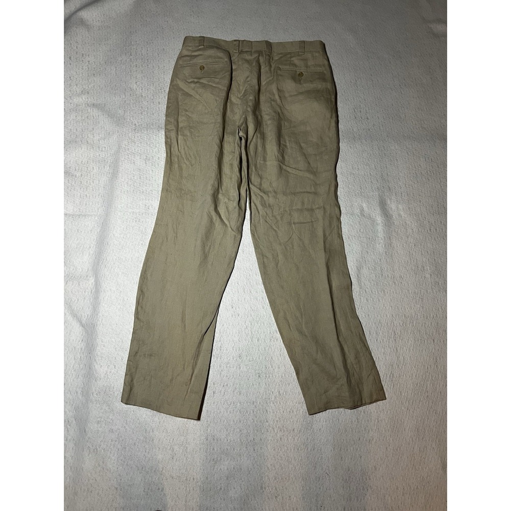 Lauren Ralph Lauren Men's 44S Linen Cream Lightweight 2 Piece Suit - Picture 8 of 15
